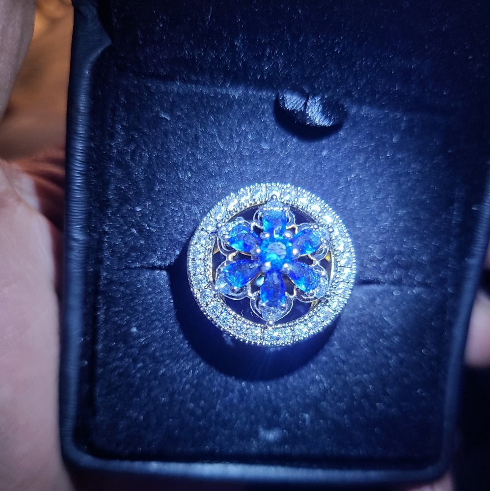 Women Saphire Cz Ring